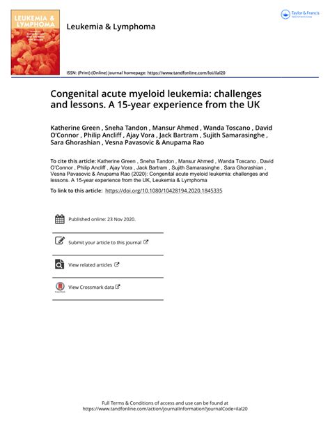 are the caml tests hard|Congenital acute myeloid leukemia: challenges and lessons. A 15 .